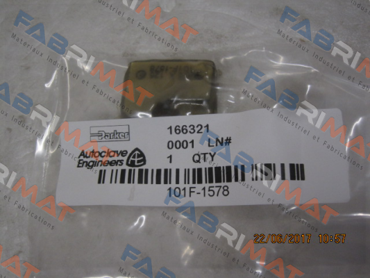101F-1578 Autoclave Engineers (Parker)