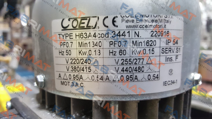 Code 3441   COEL MOTOR 