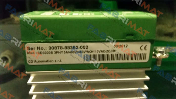 CD3000S-3PH/15A/400V/480V/No/110VAC/ZC/NF  CD AUTOMATION