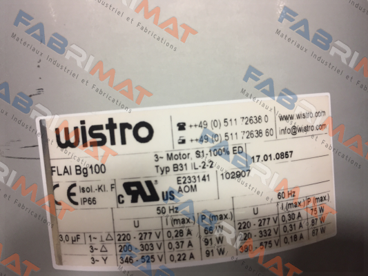 17.01.0857  Wistro