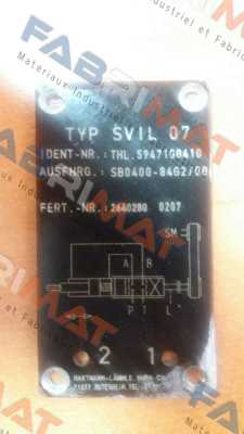 TYP SVIL 07  Ident Nr: 5947100410 Hartmann-Lammle