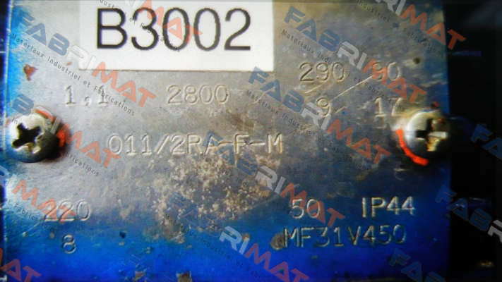 Terminal box with compartment for capacitor for MF31V450   Alpha Pompe