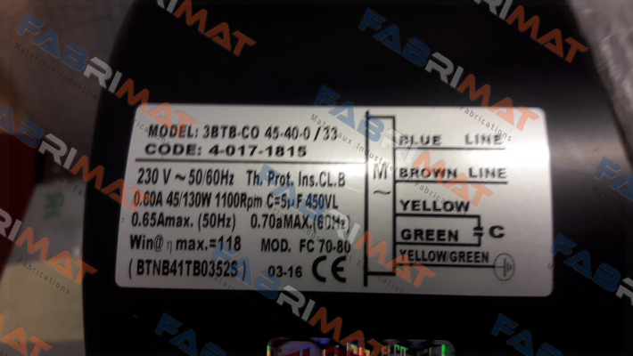 3BTB-C0 45-40-0/33 Elco