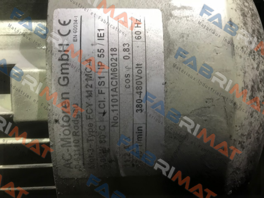 FCY 112 MC-4 not available, replacement FCA 112 M-4/PHE  AC Motoren