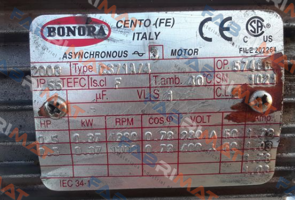 cs71a-4 (OEM)  Bonora