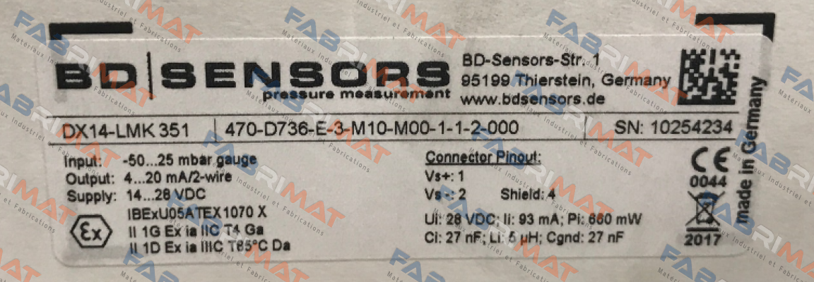 470-D736-E-3-M10-M00-1-1-2-000  Bd Sensors