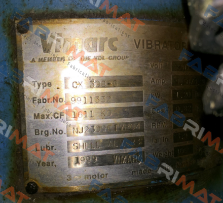 00200030 (CX 300-6) Vimarc vibrator motors