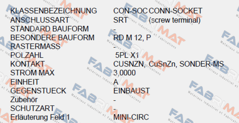 P/N: 00917116, Type: SV-BU SCH 5PL RD M12 KUPPL-BU PG 7 S713 Burkert