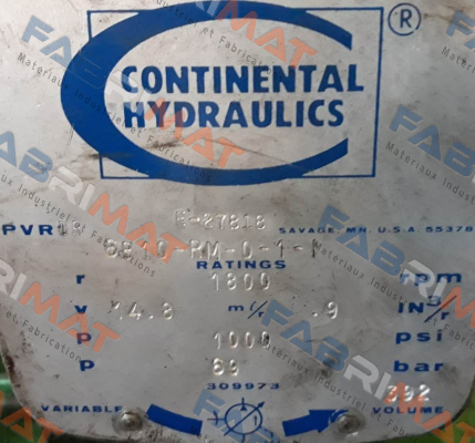 PVR1R 6B10-RM-0-1-1 Continental Hydraulics