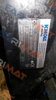 TG 40-52/22 533-1-0-0-1-0-0-0-0-0 KNOLL