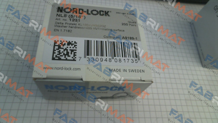 NL8 (5/16") / 1231 Nord Lock