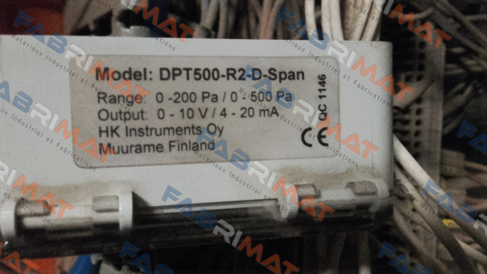 DPT500-R2-D-Span HK INSTRUMENTS