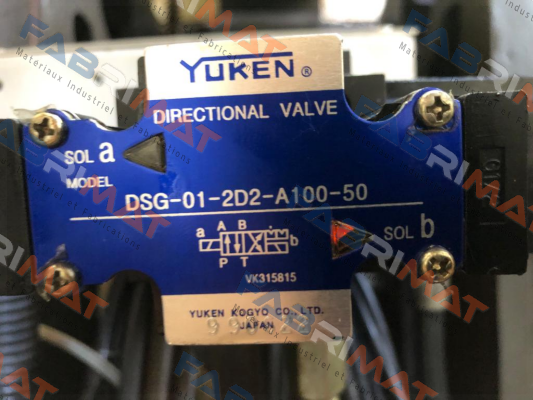 P/N: 260Y-020-03552, Type: DSG-01-2D2-A100 50 Yuken