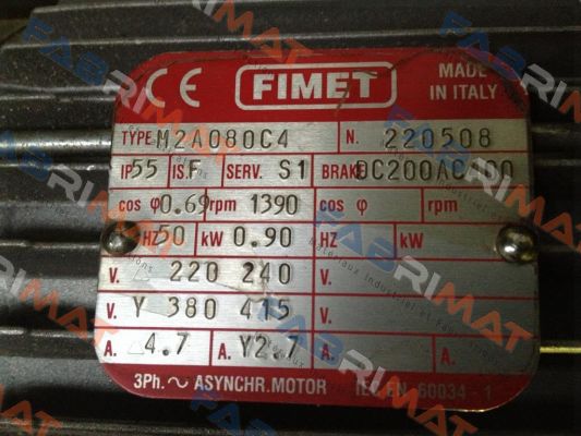 KRA2B2 F/B5  Fimet