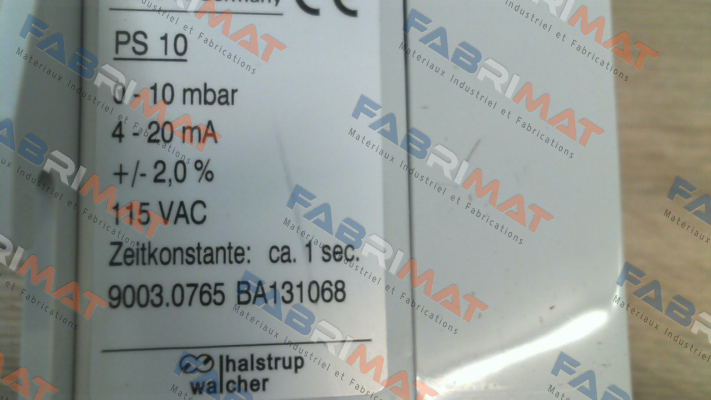 9003.0765 Halstrup Walcher