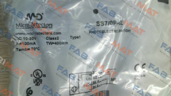 SS7/0P-0E Micro Detectors / Diell (now Datasensing)