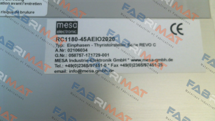 RC1180-45AEIO2020 CD AUTOMATION