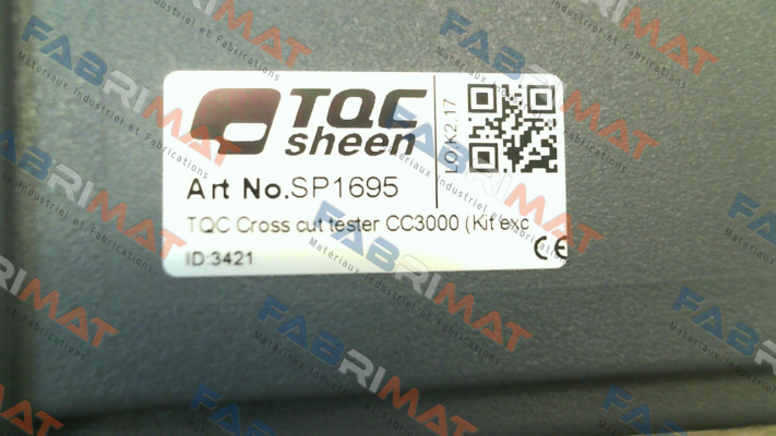 Type CC3000 (old P/N SP1681-new P/N SP1695) TQC
