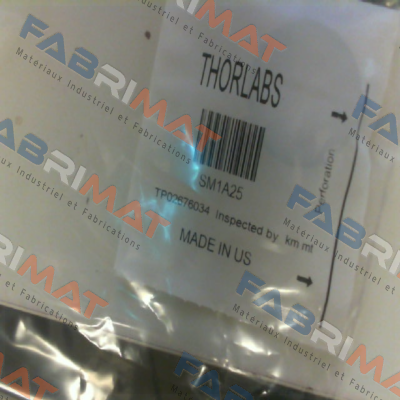 SM1A25 Thorlabs