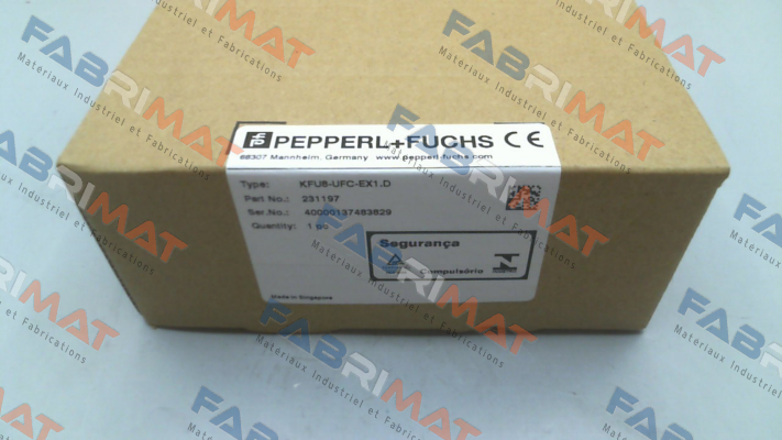 p/n: 231197, Type: KFU8-UFC-EX1.D Pepperl-Fuchs