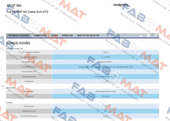 AE1/CP-1A84 Micro Detectors / Diell (now Datasensing)