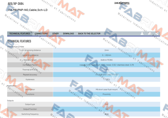 AE6/AP-3A84 Micro Detectors / Diell (now Datasensing)