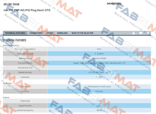 AK1/AP-2H4W Micro Detectors / Diell (now Datasensing)