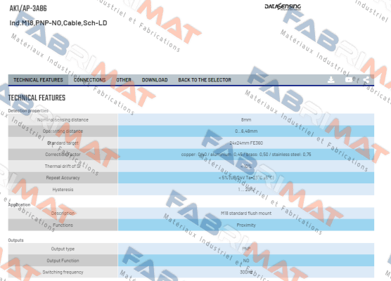 AK1/AP-3A86 Micro Detectors / Diell (now Datasensing)