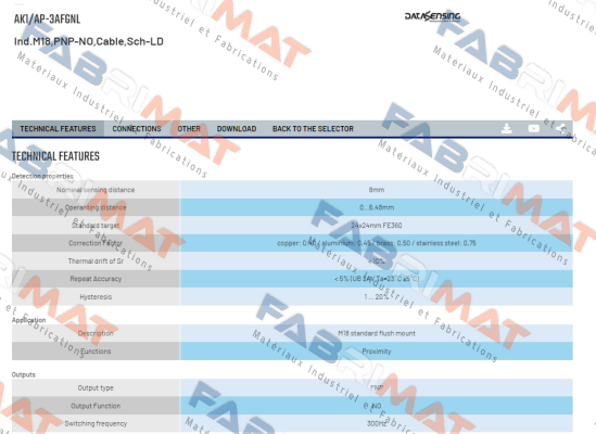 AK1/AP-3AFGNL Micro Detectors / Diell (now Datasensing)