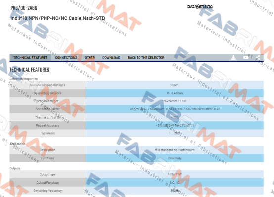 PK3/00-2A86 Micro Detectors / Diell (now Datasensing)