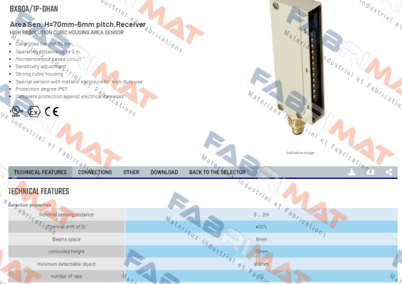 BX80A/1P-0HAN Micro Detectors / Diell (now Datasensing)