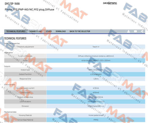 DM7/0P-1HAN Micro Detectors / Diell (now Datasensing)