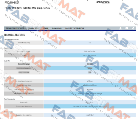 FAIC/BN-0EDA Micro Detectors / Diell (now Datasensing)