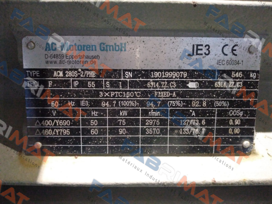 ACM 280 S-2 / PHE AC Motoren