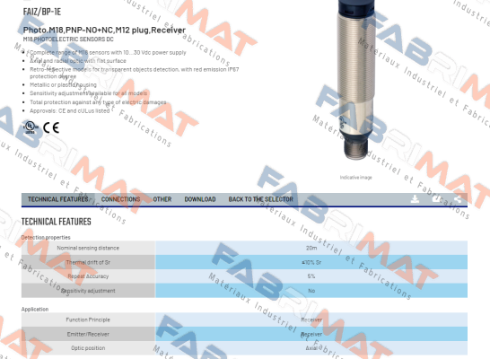 FAIZ/BP-1E Micro Detectors / Diell (now Datasensing)