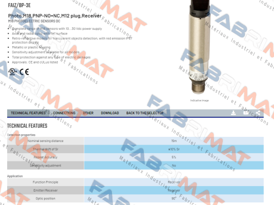 FAIZ/BP-3E Micro Detectors / Diell (now Datasensing)