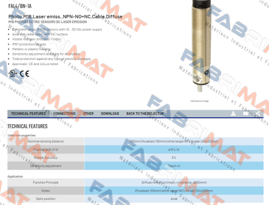 FAL4/BN-1A Micro Detectors / Diell (now Datasensing)