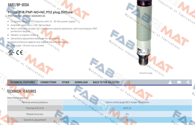 FAR2/BP-0EDA Micro Detectors / Diell (now Datasensing)