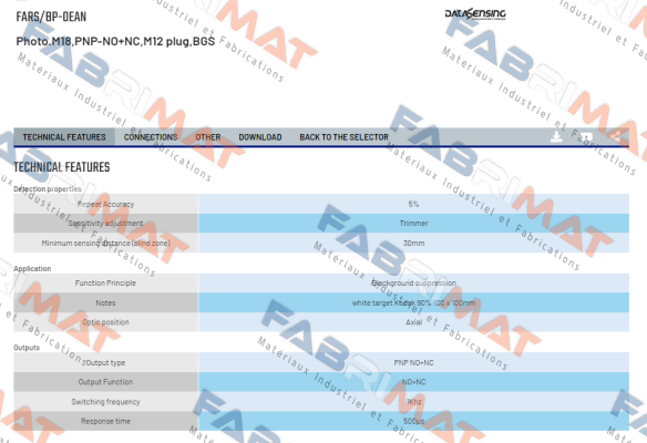 FARS/BP-0EAN Micro Detectors / Diell (now Datasensing)