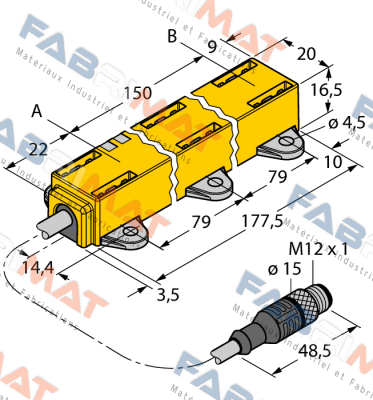 LI150P1-Q17LM1-LU4X2-0,3-RS5/S97 Turck