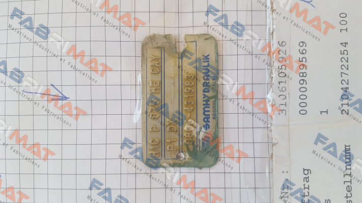 H1C P 075 HE CAY P1 DX / 0806-431983 - obsolete, replaced by SH11C P 075 ME OD CAY FP2 DX V  Sam Hydraulik