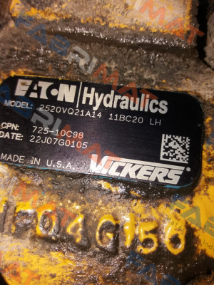 2520VQ21A14 11BC20 LH old code, new code 428649-BCL 2520VQ21A14 11BC20-L Vickers (Eaton)