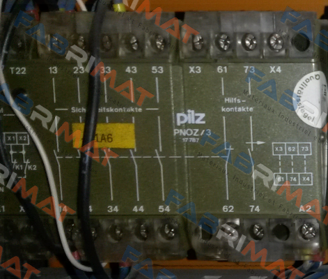 PNOZ/3  17787 - obsolete replaced by  750104+750107  Pilz