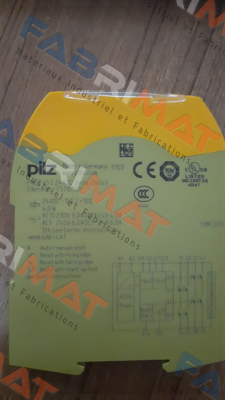 P/N: 751105 Type: PNOZ s5 C 24VDC 2 n/o 2 n/o t Pilz
