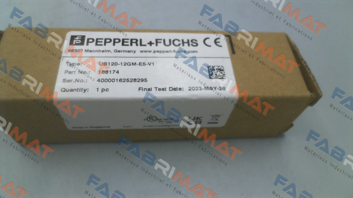 p/n: 188174, Type: UB120-12GM-E5-V1 Pepperl-Fuchs